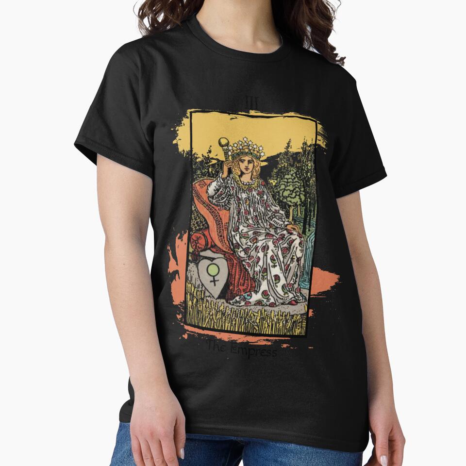 The Empress Tarot Arcana Design T-shirt - Image 3