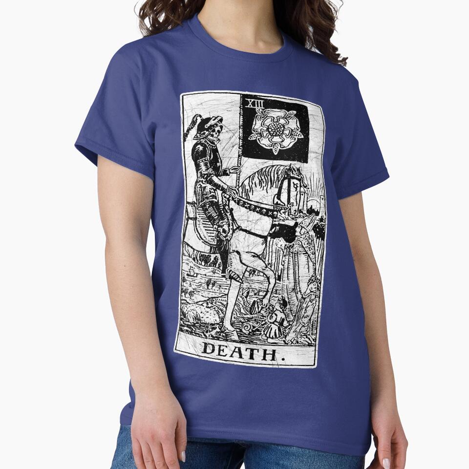 Death Major Arcana Occult Tarot Design T-shirt - Image 4