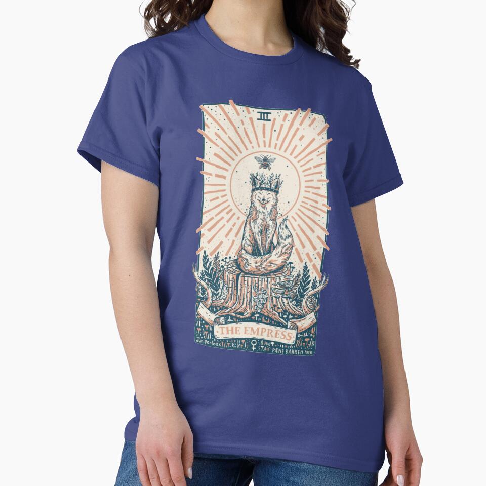 The Empress Tarot Mystic Design T-shirt - Image 4
