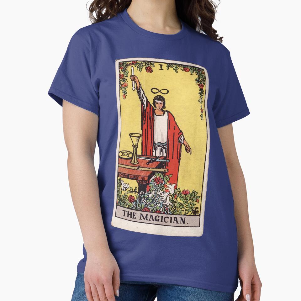 The Magician Tarot Mystic Design T-shirt