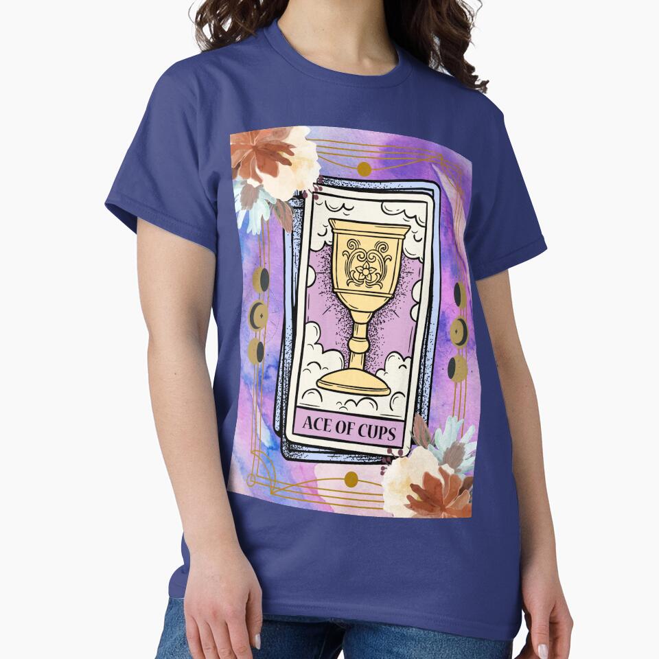 Ace Of Cups Mystic Design T-shirt - Image 4