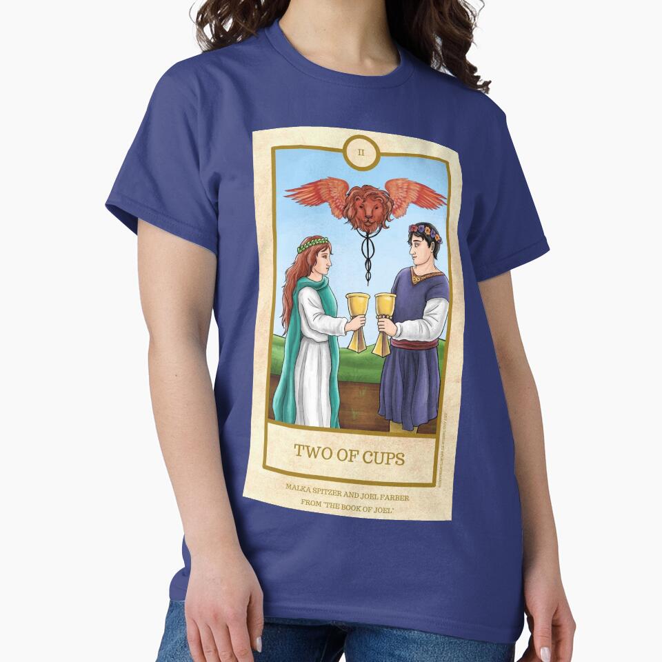 Two Of Cups Malka Joel Design T-shirt - Image 4