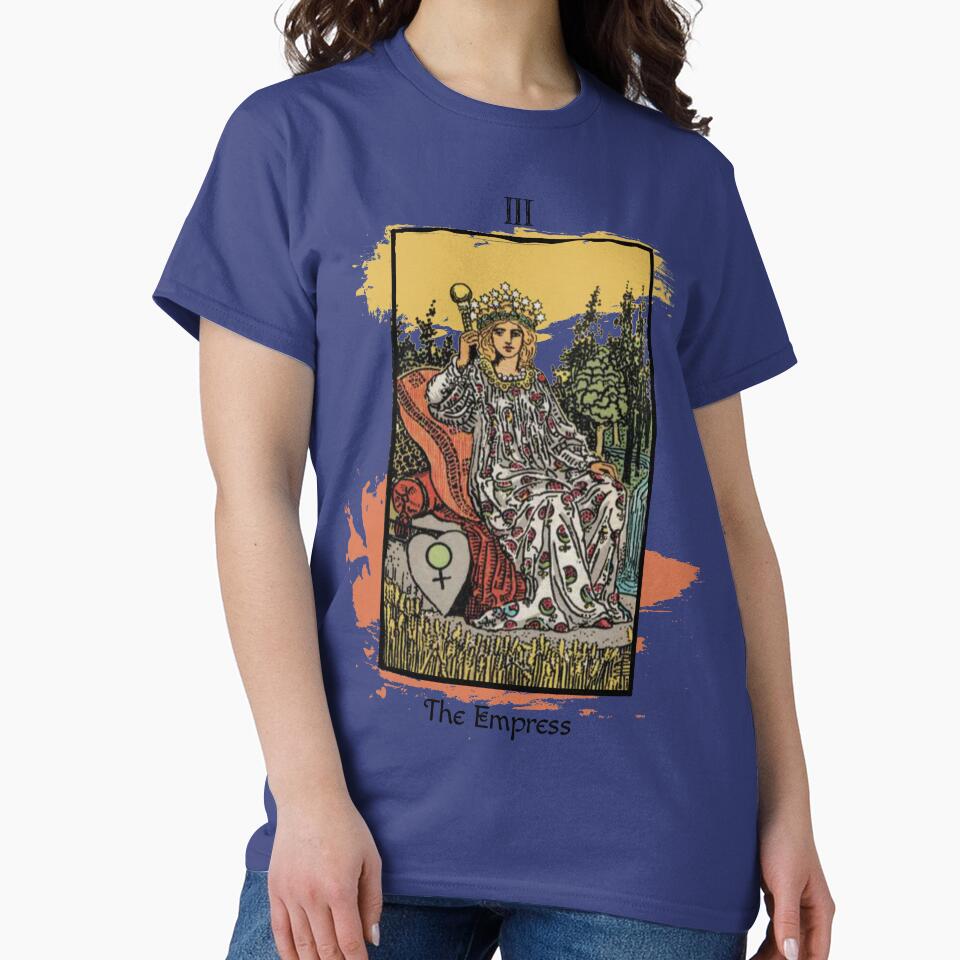 The Empress Tarot Arcana Design T-shirt - Image 4