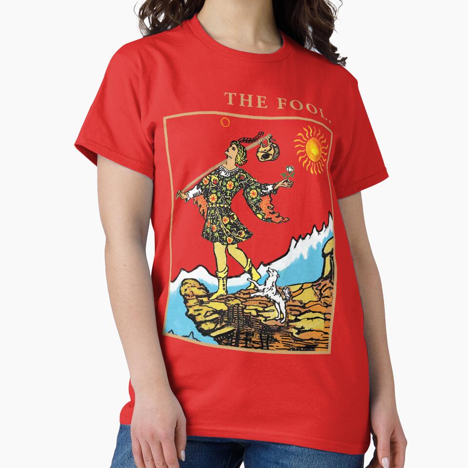 The Fool Tarot Arcana Design T-shirt - Image 5