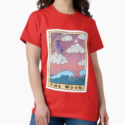 The Moon Tarot Celestial Design T-shirt