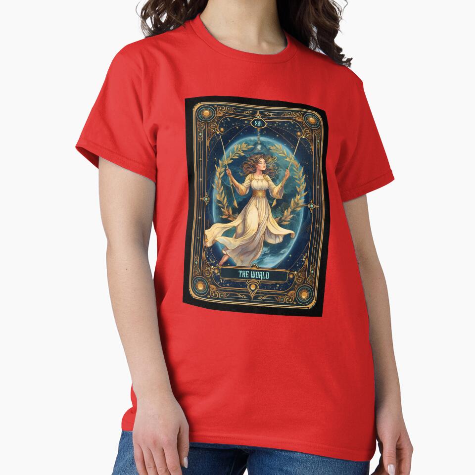 The World Tarot Arcana Design T-shirt