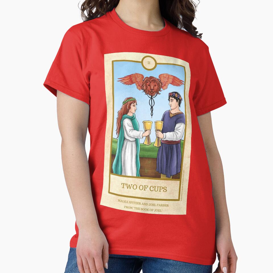Two Of Cups Malka Joel Design T-shirt - Image 5