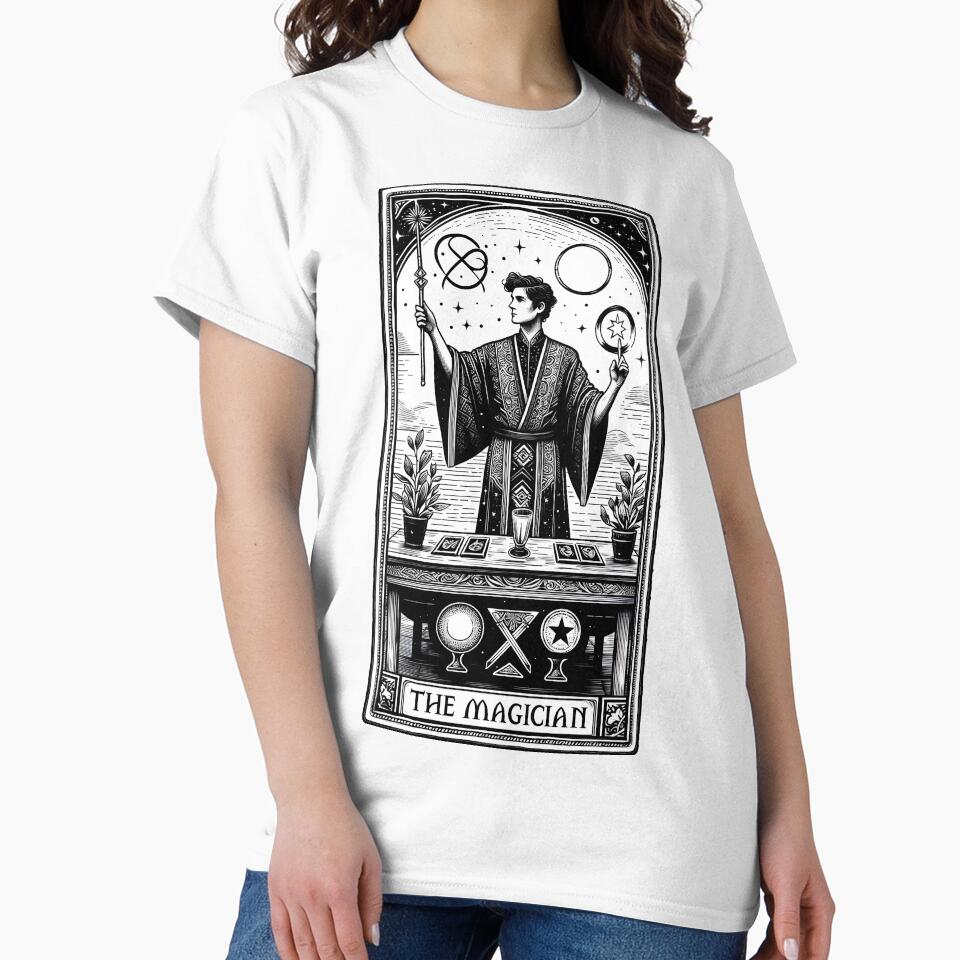 The Magician Major Arcana Design T-shirt - Image 2