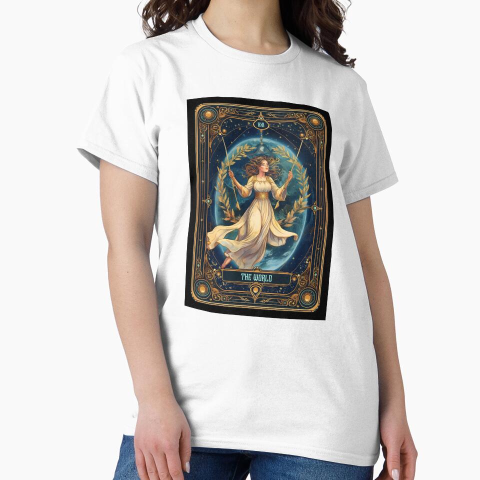 The World Tarot Arcana Design T-shirt - Image 2