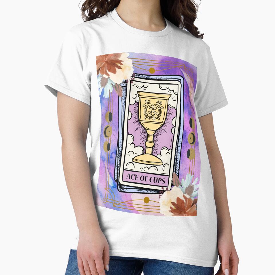 Ace Of Cups Mystic Design T-shirt - Image 2