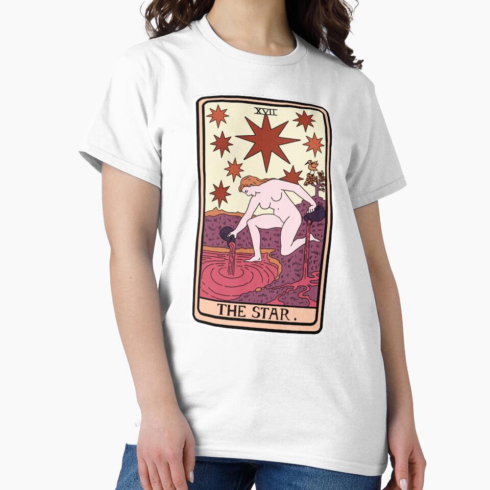 The Star Tarot Cosmic Design T-shirt