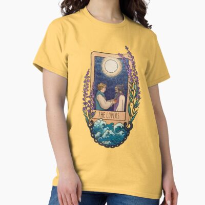 The Lovers Pirate Tarot Design T-shirt