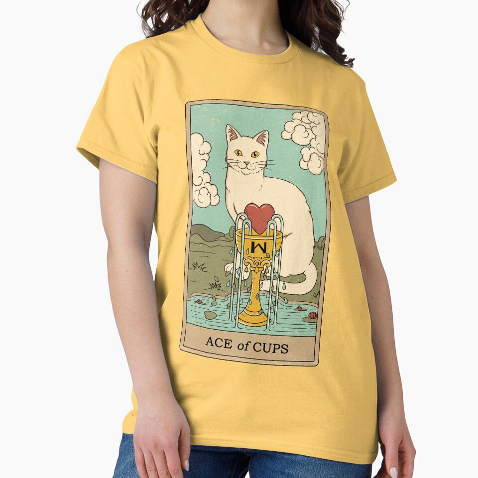 Ace Of Cups Tarot Design T-shirt