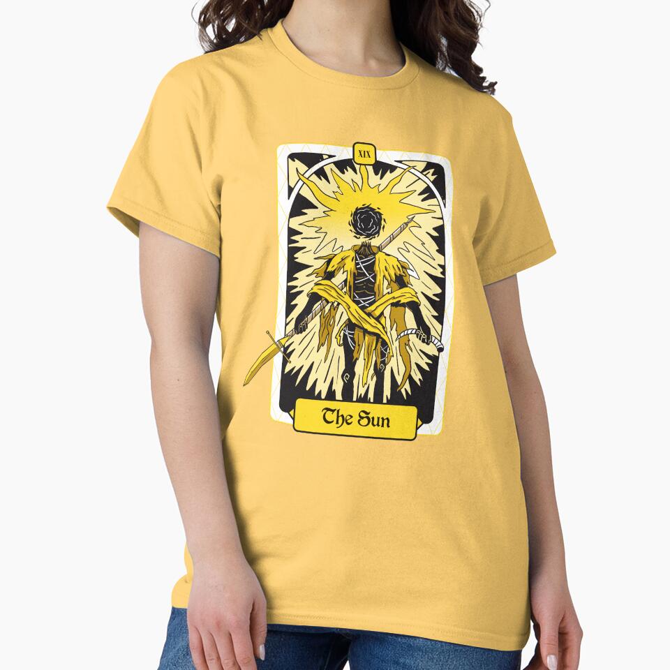 The Sun Tarot Mystic Design T-shirt - Image 6