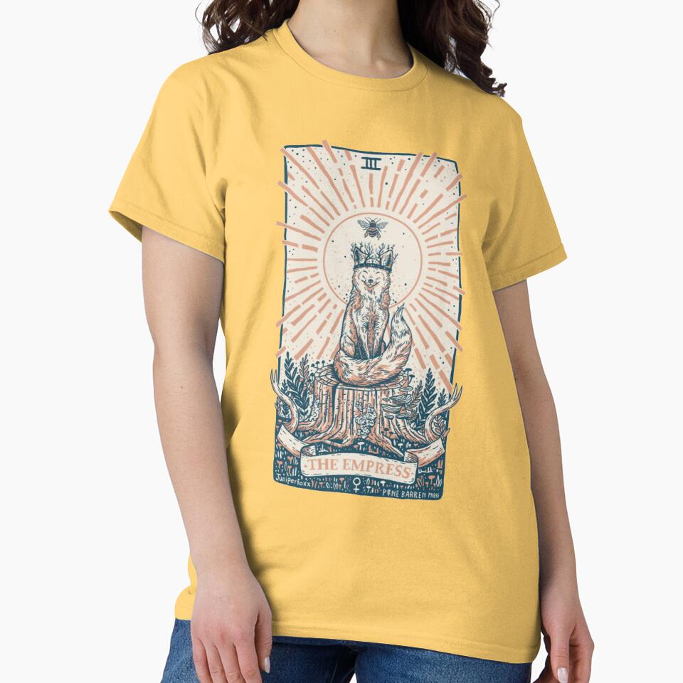 The Empress Tarot Mystic Design T-shirt - Image 6