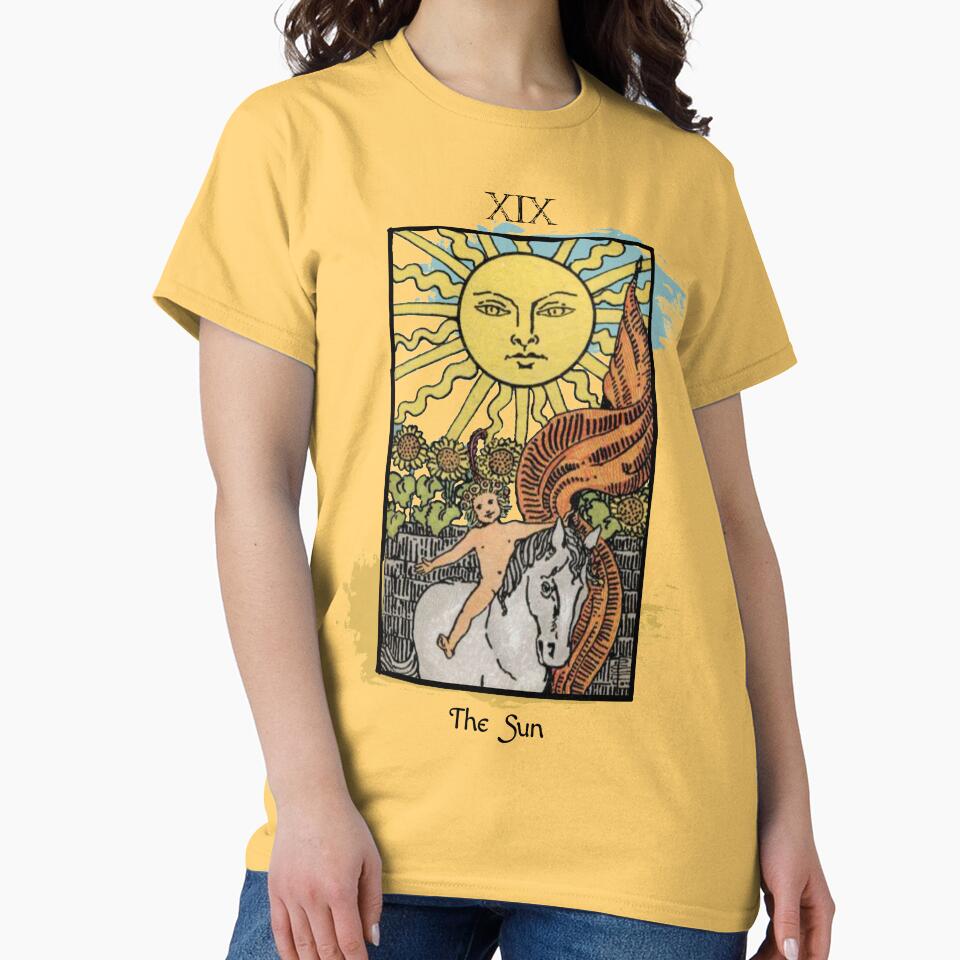 The Sun Tarot Arcana Design T-shirt - Image 6
