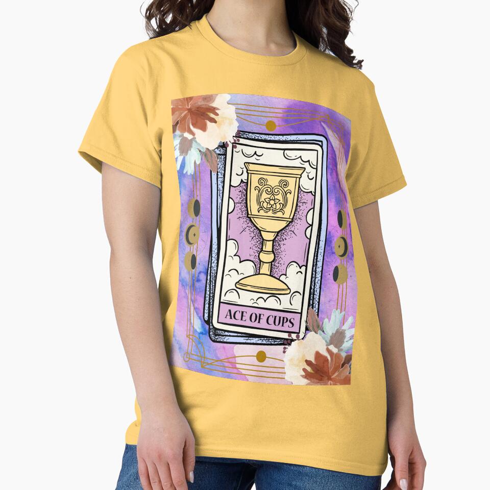 Ace Of Cups Mystic Design T-shirt - Image 6