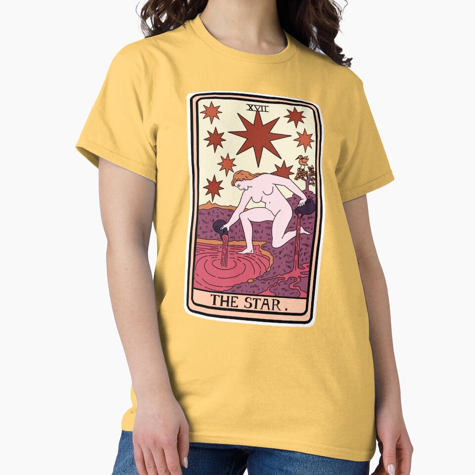 The Star Tarot Cosmic Design T-shirt - Image 6