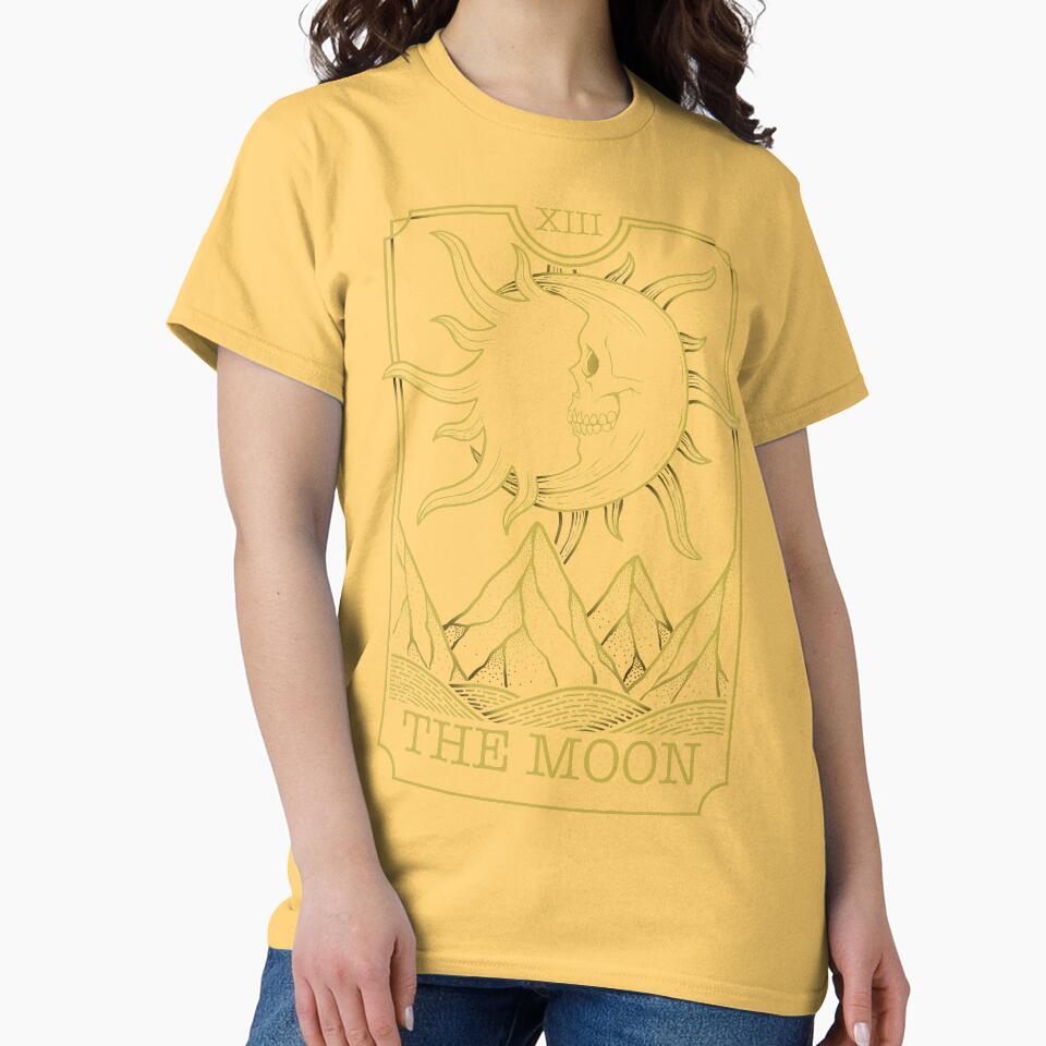 The Moon Tarot Mystic Design T-shirt - Image 6