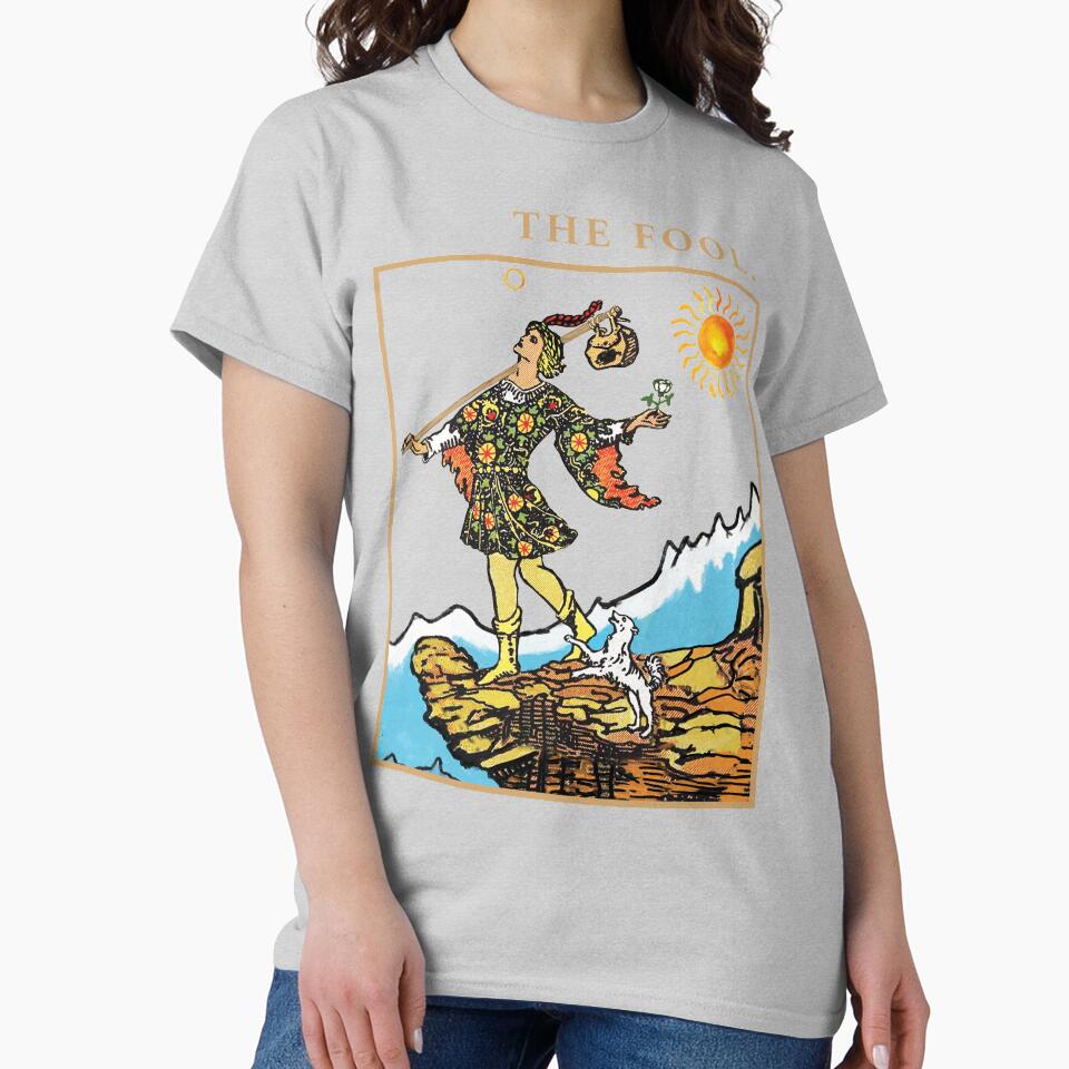 The Fool Tarot Arcana Design T-shirt - Image 4