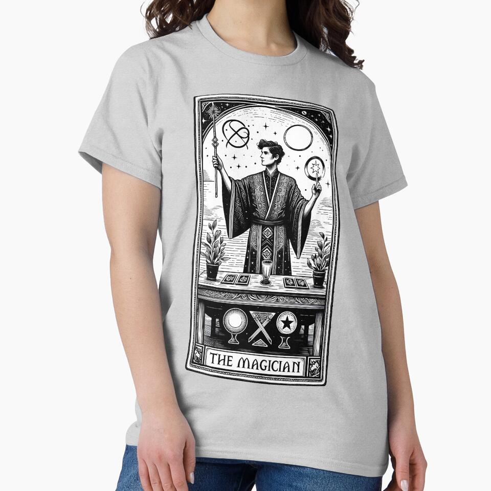 The Magician Major Arcana Design T-shirt - Image 3