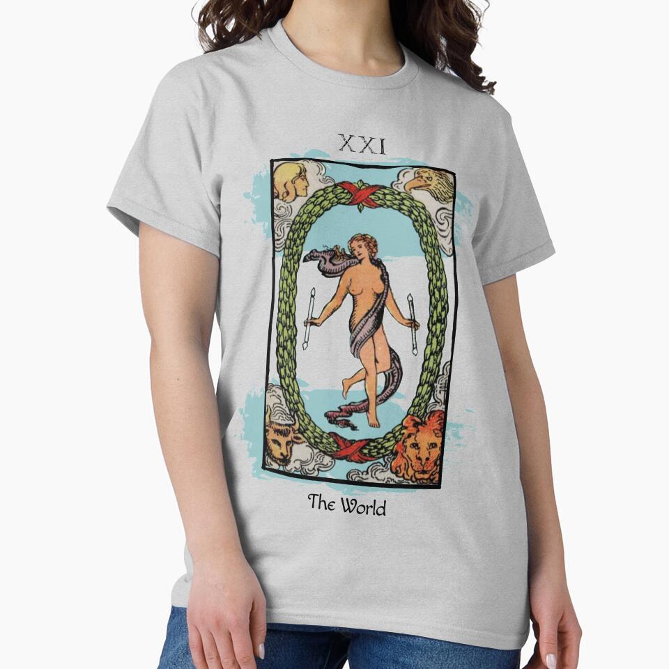 The World Tarot Celestial Design T-shirt - Image 4