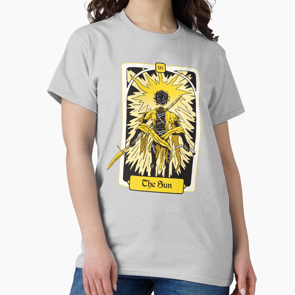 The Sun Tarot Mystic Design T-shirt - Image 3