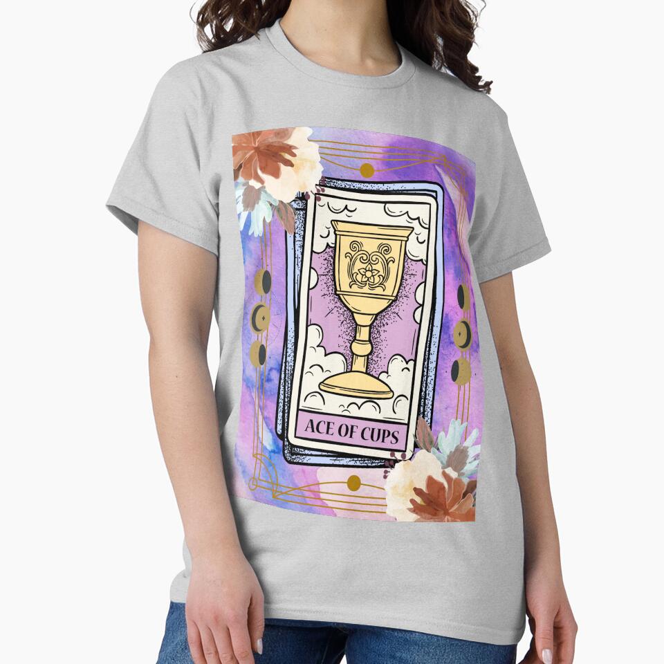 Ace Of Cups Mystic Design T-shirt