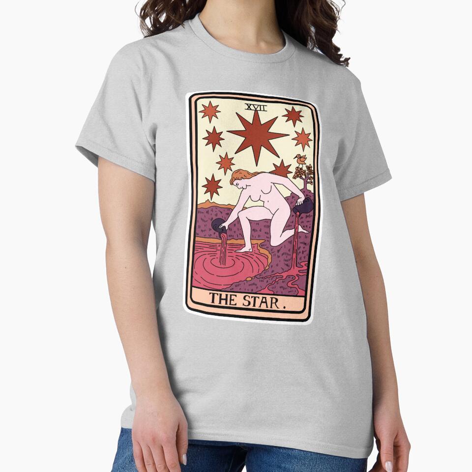 The Star Tarot Cosmic Design T-shirt - Image 3