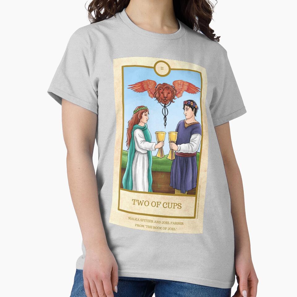 Two Of Cups Malka Joel Design T-shirt - Image 3
