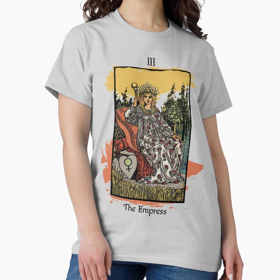 The Empress Tarot Arcana Design T-shirt