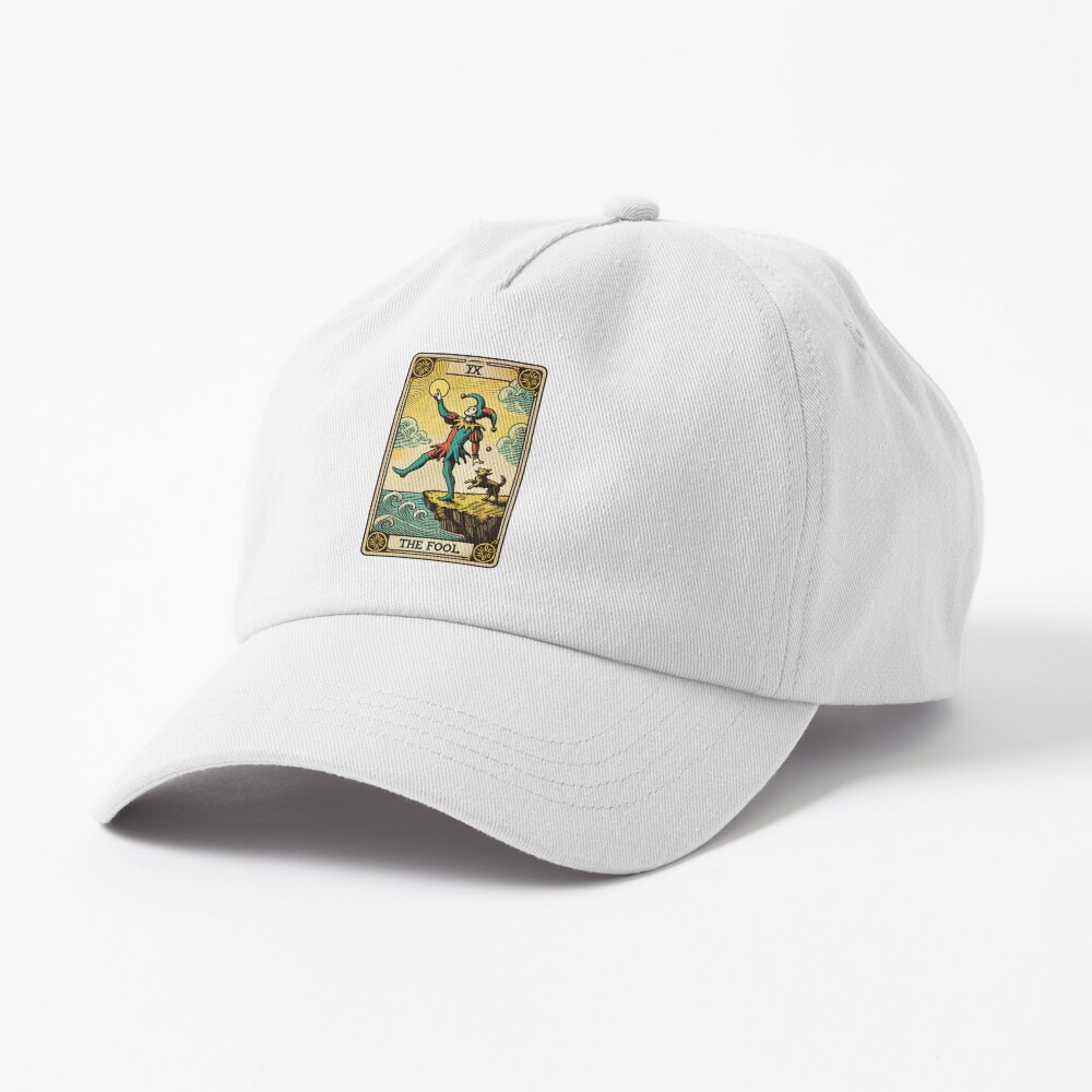 The Fool Halloween Vintage Tarot Design Cap