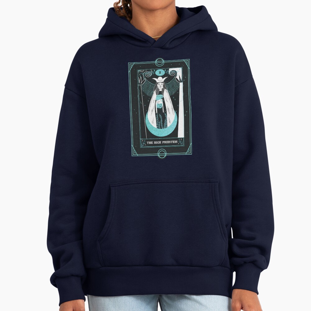 The High Priestess Tarot Arcana Design Hoodie - Image 5