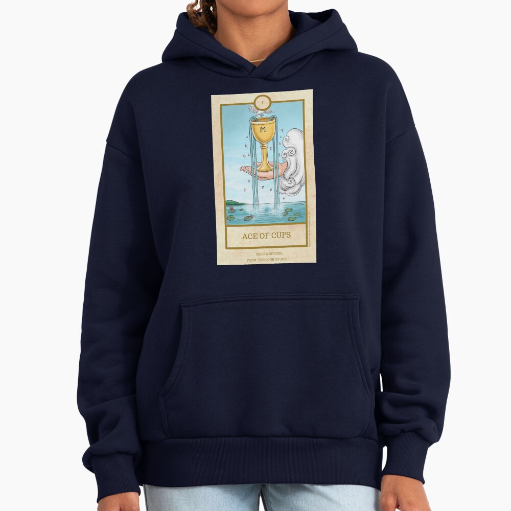 Ace Of Cups Malka Spitzer Design Hoodie