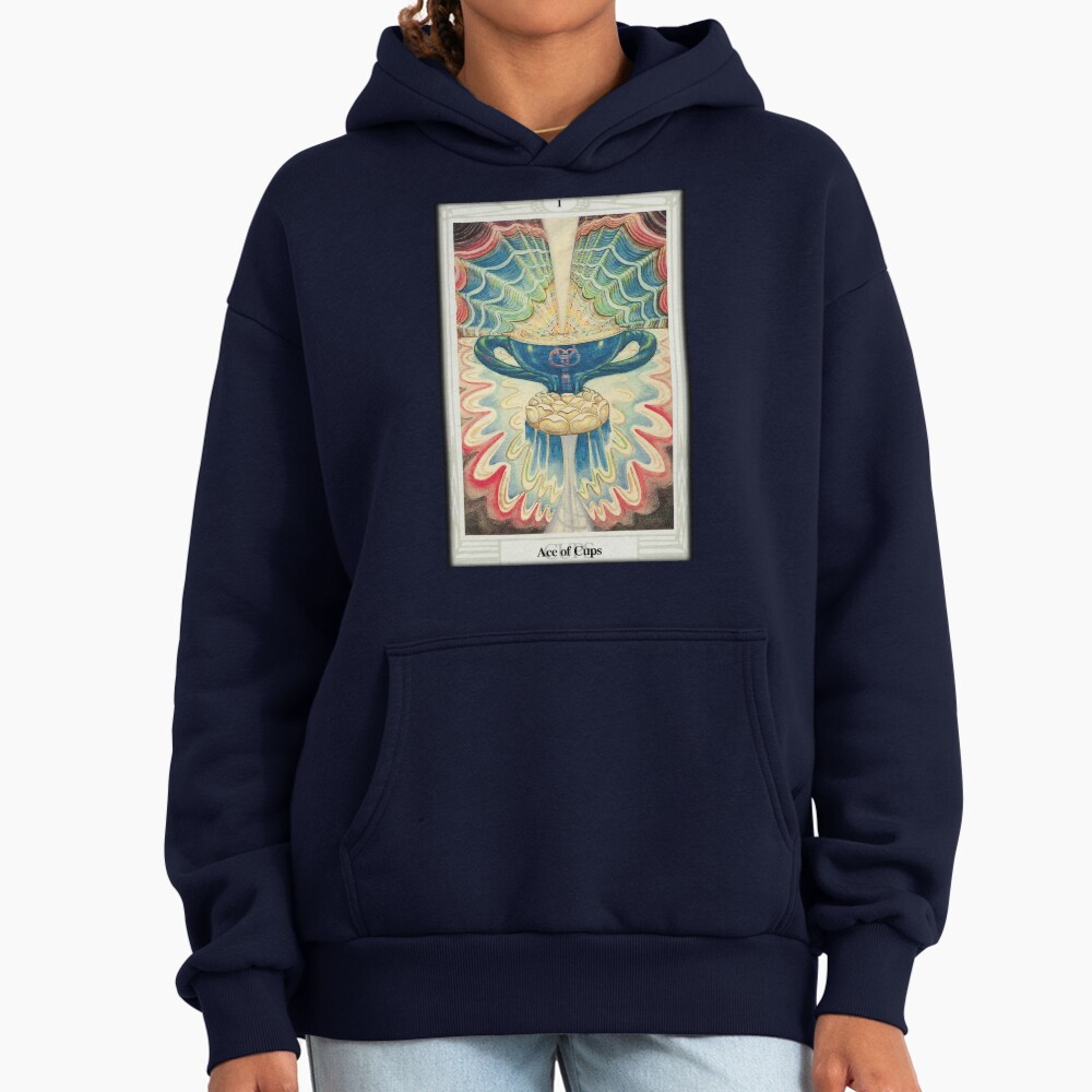 Ace Of Cups Troth Tarot Design Hoodie - Image 5