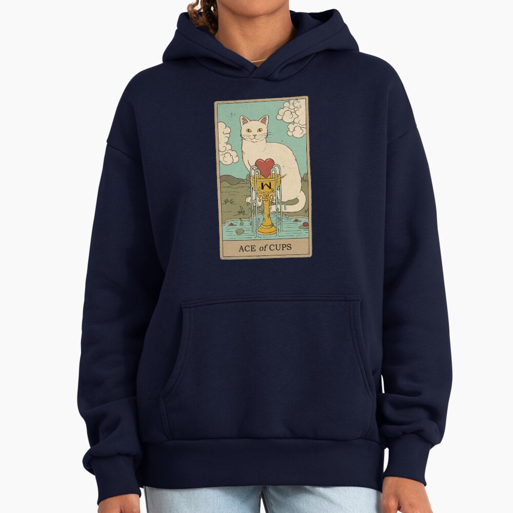 Ace Of Cups Tarot Design Hoodie - Image 5