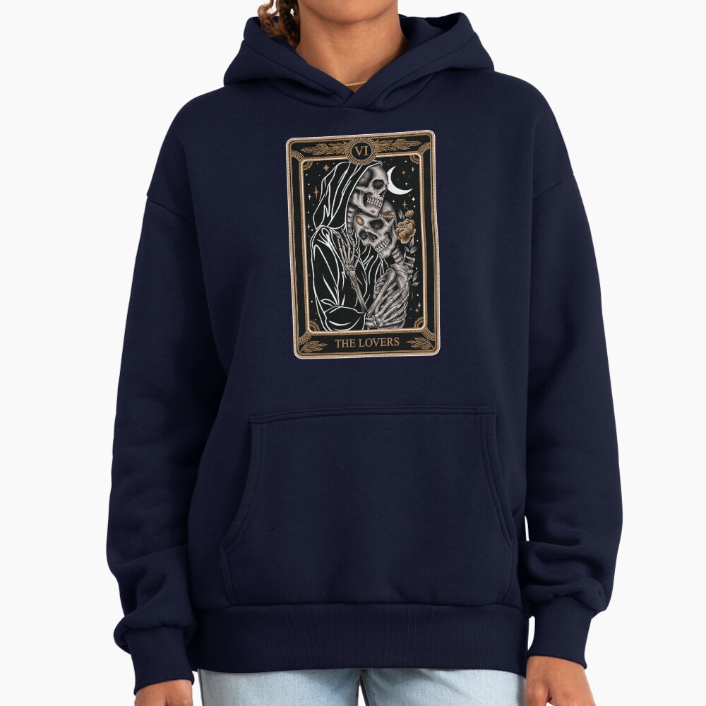 The Lovers Tarot Tattoo Art Hoodie - Image 5