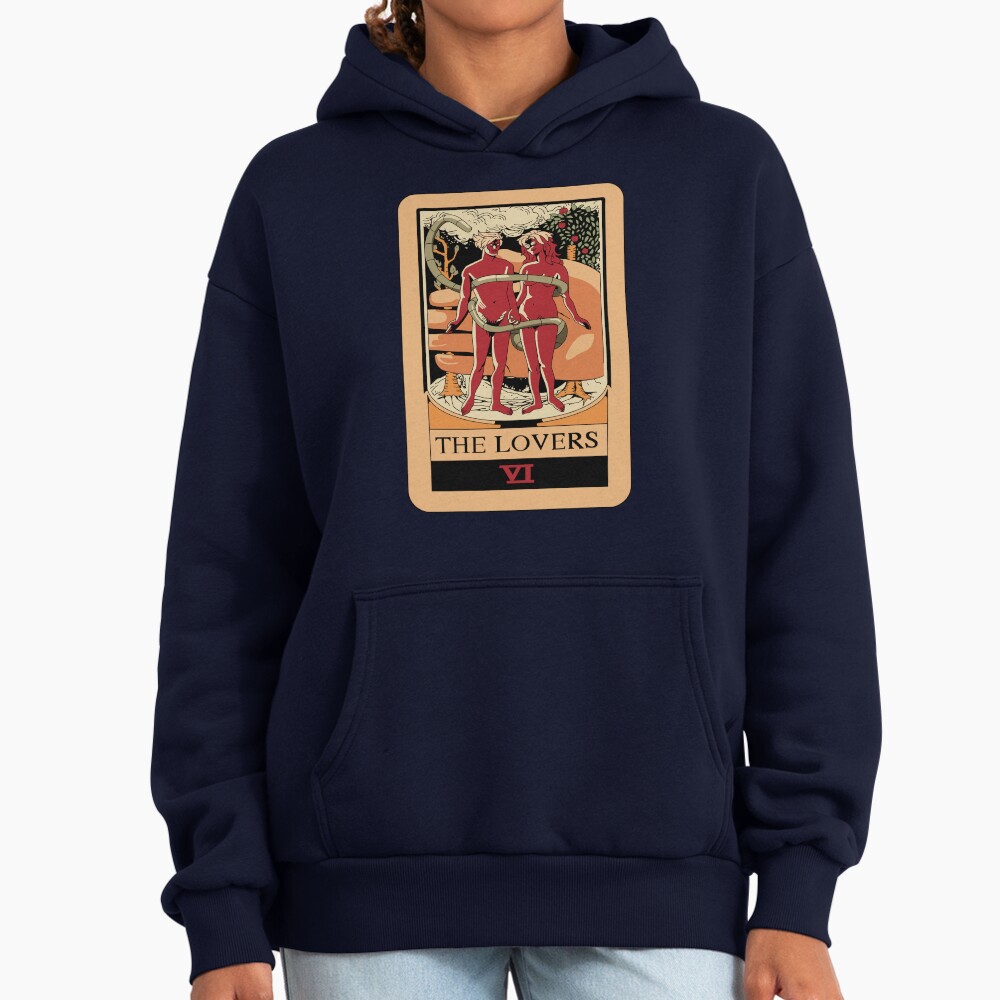 The Lovers Tarot Mystic Design Hoodie - Image 5