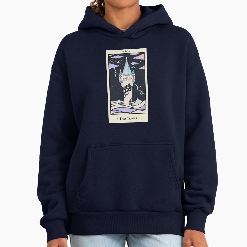 The Tower Tarot Arcana Design Hoodie - Image 5