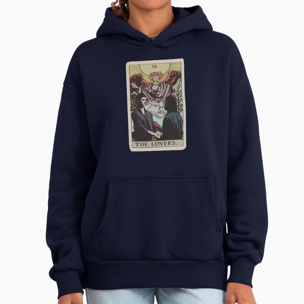 The Lovers Queliot Tarot Design Hoodie - Image 5