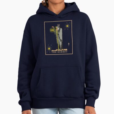 The Hermit Fortune Telling Tarot Design Hoodie