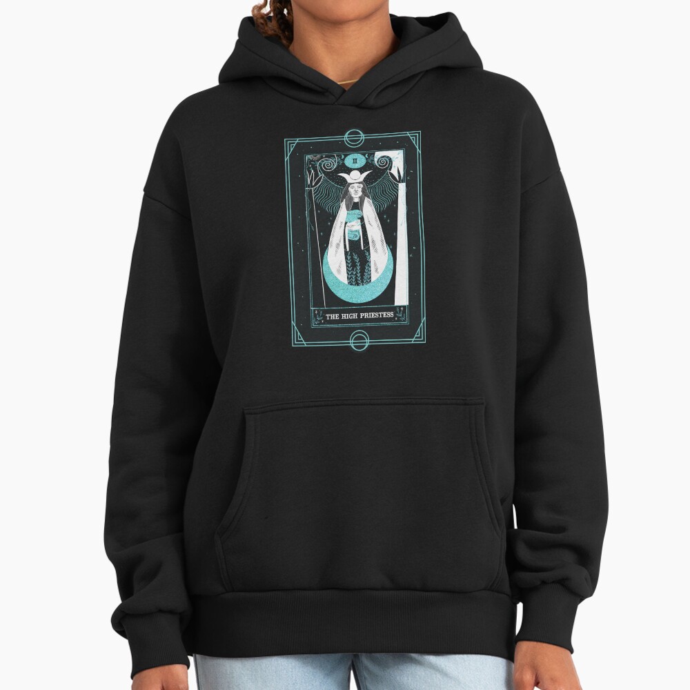 The High Priestess Tarot Arcana Design Hoodie - Image 2