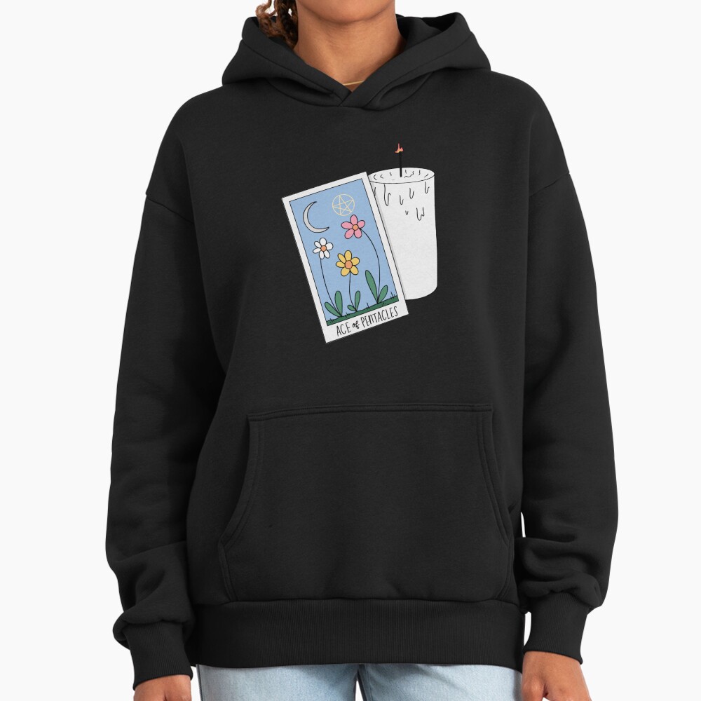 Ace Of Pentacles Mystic Design Hoodie - Image 3