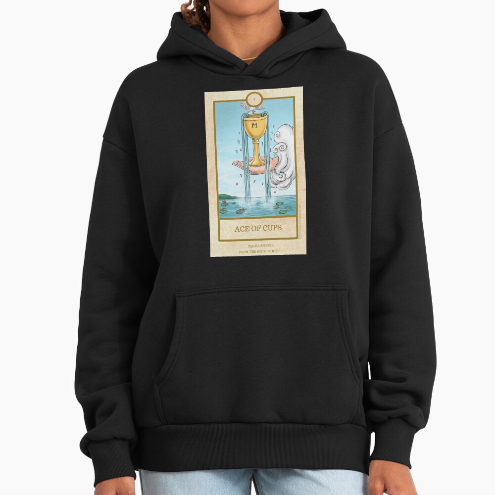 Ace Of Cups Malka Spitzer Design Hoodie - Image 3