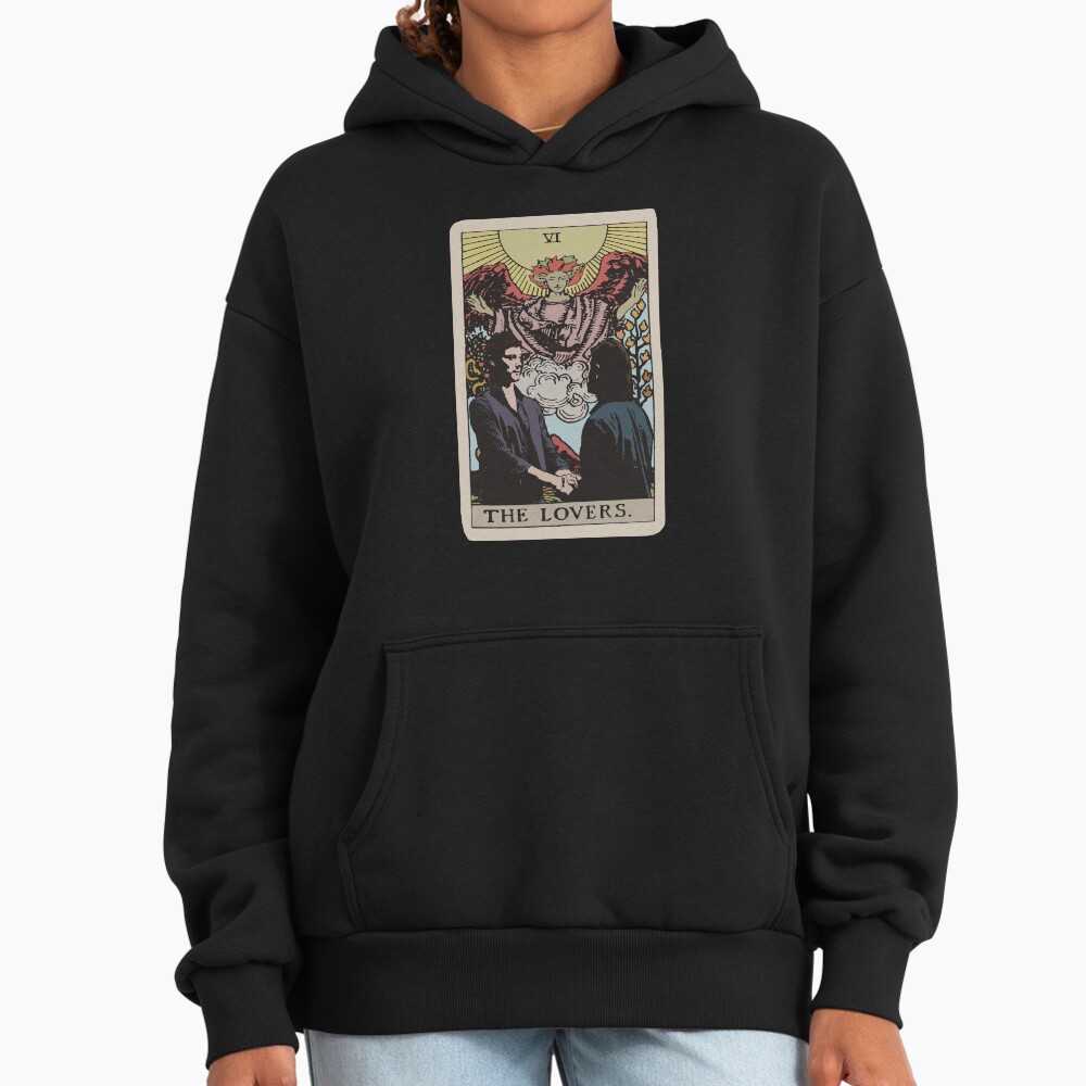 The Lovers Queliot Tarot Design Hoodie - Image 3