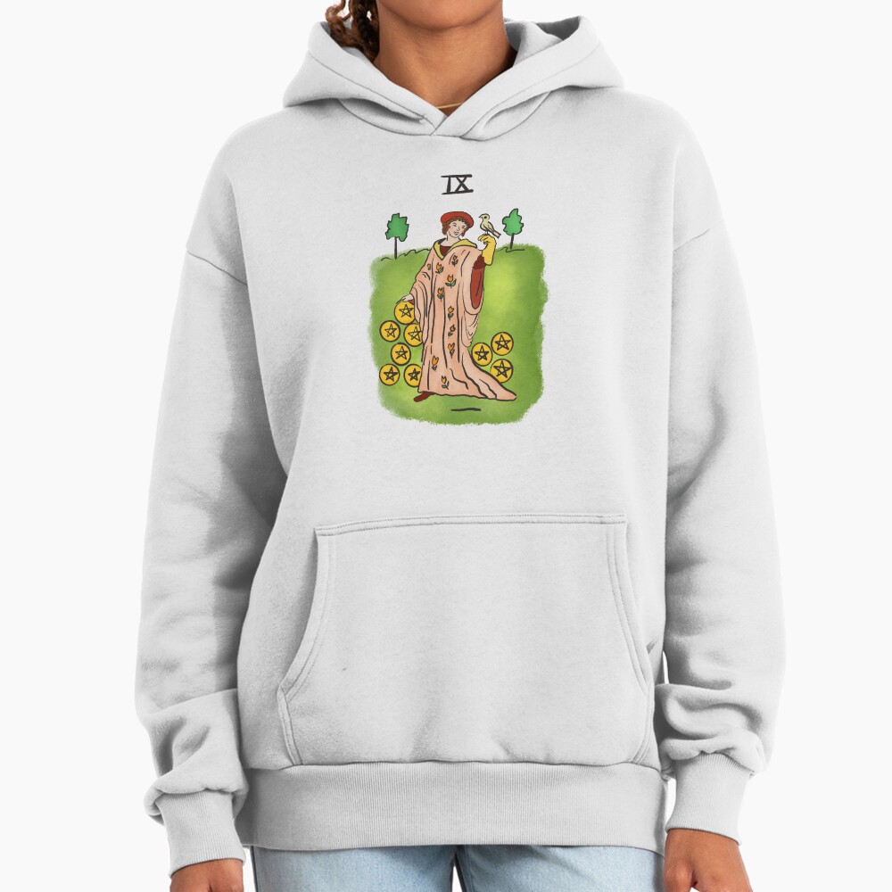 Nine Of Pentacles Arcana Design Hoodie