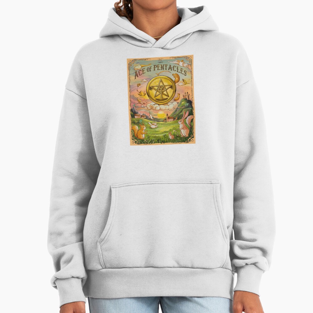 Ace Of Pentacles Arcana Design Hoodie