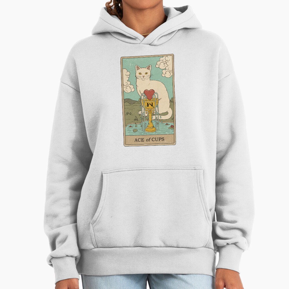 Ace Of Cups Tarot Design Hoodie - Image 2