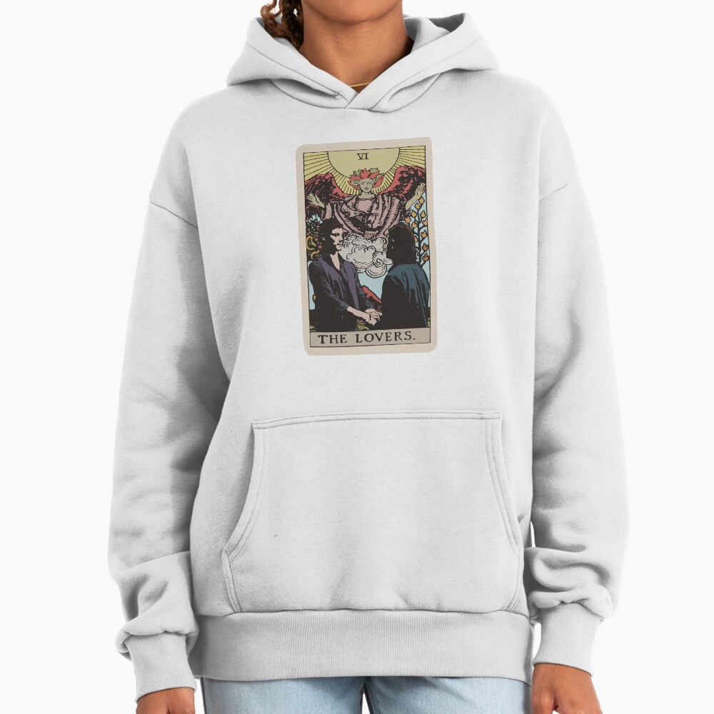 The Lovers Queliot Tarot Design Hoodie - Image 2