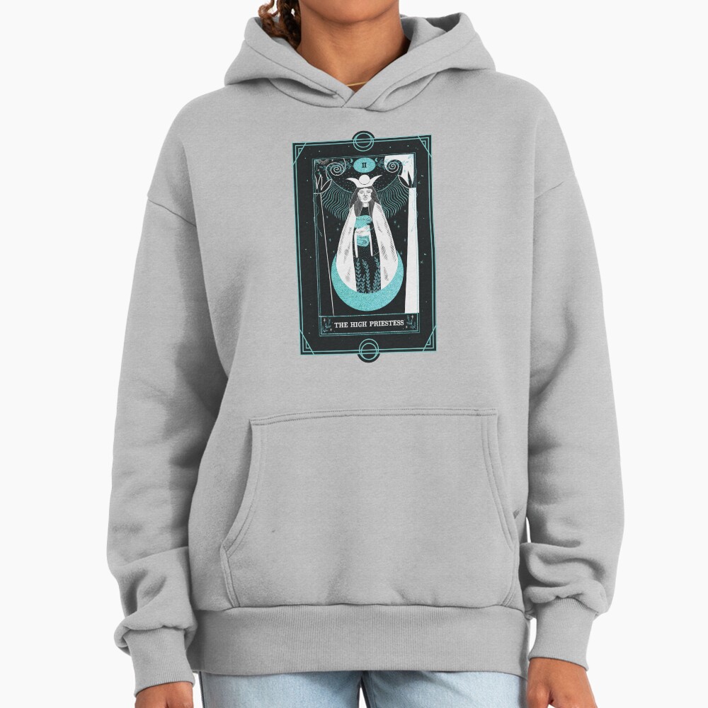 The High Priestess Tarot Arcana Design Hoodie - Image 4